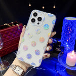 Custodia per telefono in TPU con polvere glitterata serie Little Star, For iPhone 14, For iPhone 14 Pro