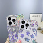 Custodia per telefono in TPU con polvere glitterata serie Little Star, For iPhone 14, For iPhone 14 Pro
