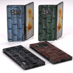 ABEL Custodia per telefono serie Mahjong Texture in vera pelle, For Huawei Mate X3, For Huawei Mate 60