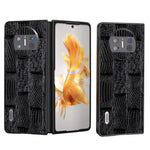 ABEL Custodia per telefono serie Mahjong Texture in vera pelle, For Huawei Mate X3, For Huawei Mate 60