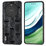 ABEL Custodia per telefono serie Mahjong Texture in vera pelle, For Huawei Mate X3, For Huawei Mate 60