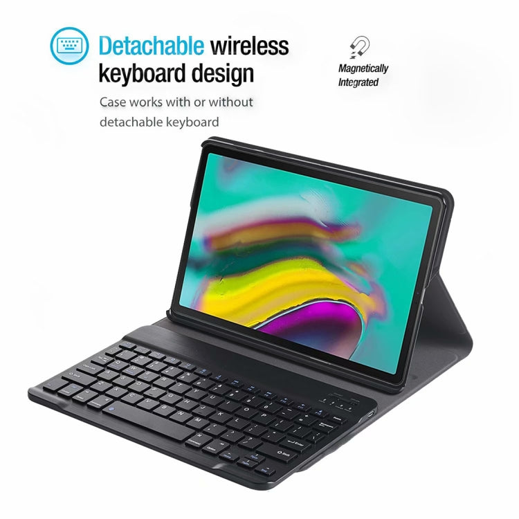 DY-M10P Per Lenovo Smart Tab M10 HPD Plus TB-X606F 10,3 pollici 2 in 1 Tastiera Bluetooth ABS magnetica rimovibile + Custodia protettiva in pelle con funzione di supporto e sospensione / riattivazione