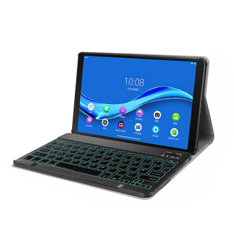 DY-M10P Per Lenovo Smart Tab M10 HPD Plus TB-X606F 10,3 pollici 2 in 1 Tastiera Bluetooth ABS magnetica rimovibile + Custodia protettiva in pelle con funzione di supporto e sospensione / riattivazione