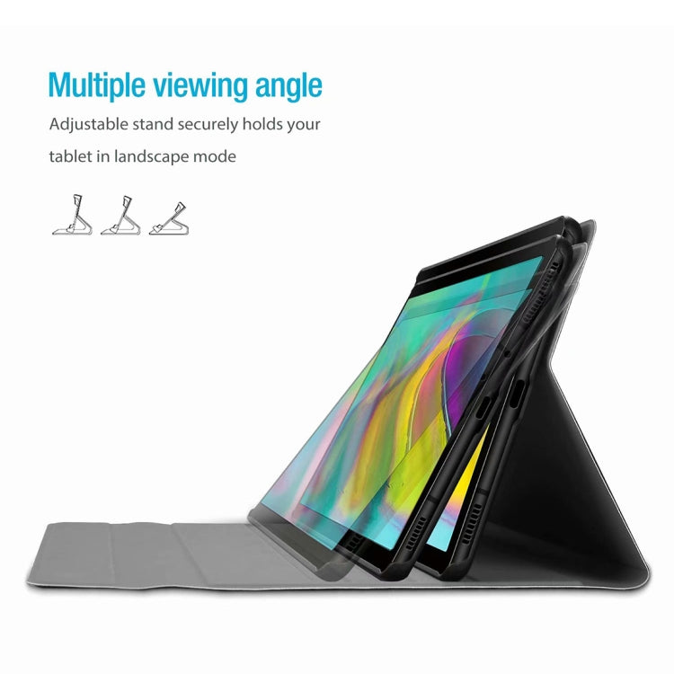 DY-M10P Per Lenovo Smart Tab M10 HPD Plus TB-X606F 10,3 pollici 2 in 1 Tastiera Bluetooth ABS magnetica rimovibile + Custodia protettiva in pelle con funzione di supporto e sospensione / riattivazione