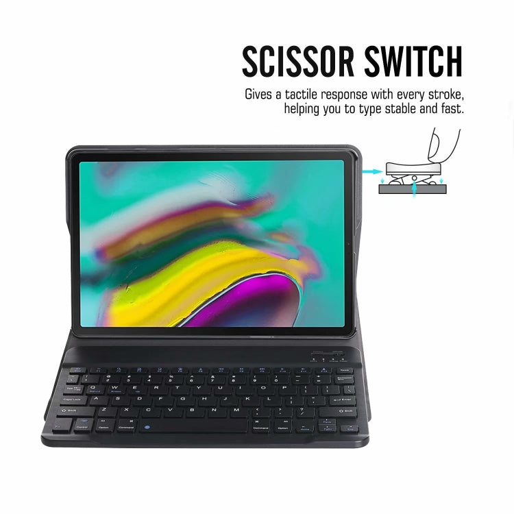 DY-M10P Per Lenovo Smart Tab M10 HPD Plus TB-X606F 10,3 pollici 2 in 1 Tastiera Bluetooth ABS magnetica rimovibile + Custodia protettiva in pelle con funzione di supporto e sospensione / riattivazione