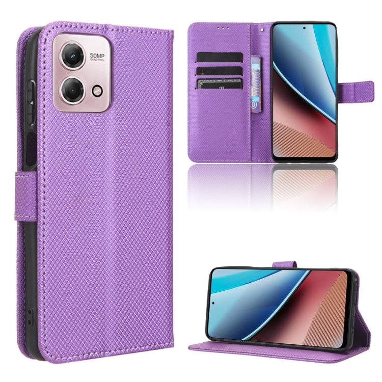Custodia per telefono in pelle con trama a diamante, For Motorola Moto G Stylus 4G 2023, For Motorola Edge 40, For Motorola Moto G Stylus 5G 2023, For Motorola Moto G53 / G13