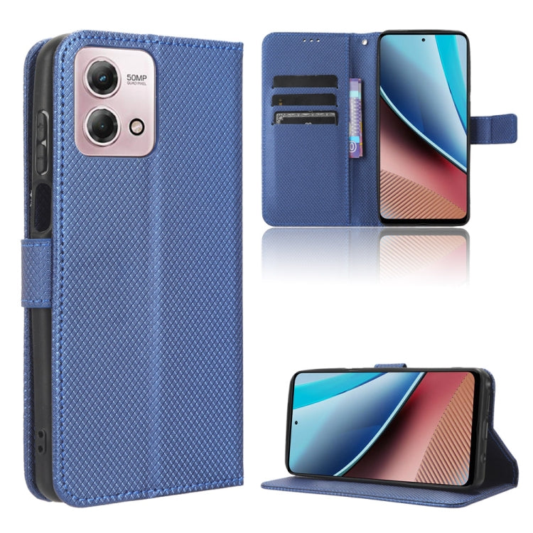 Custodia per telefono in pelle con trama a diamante, For Motorola Moto G Stylus 4G 2023, For Motorola Edge 40, For Motorola Moto G Stylus 5G 2023, For Motorola Moto G53 / G13