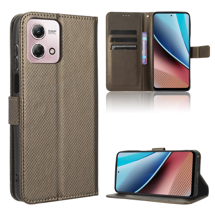 Custodia per telefono in pelle con trama a diamante, For Motorola Moto G Stylus 4G 2023, For Motorola Edge 40, For Motorola Moto G Stylus 5G 2023, For Motorola Moto G53 / G13
