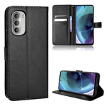 Custodia per telefono in pelle con trama a diamante, For Motorola Moto G 5G 2023, For Motorola Moto G52J 5G