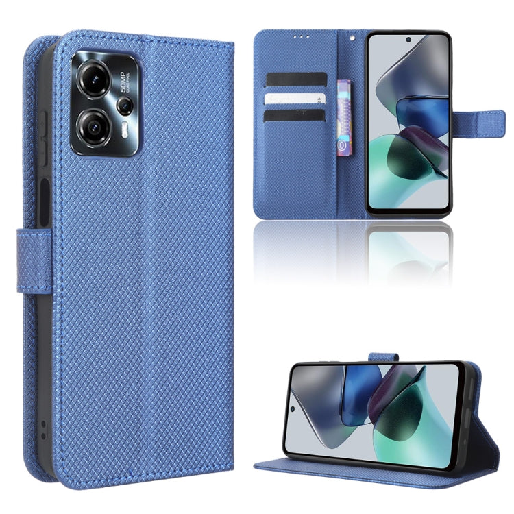 Custodia per telefono in pelle con trama a diamante, For Motorola Moto G Stylus 4G 2023, For Motorola Edge 40, For Motorola Moto G Stylus 5G 2023, For Motorola Moto G53 / G13