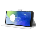 Custodia per telefono in pelle con trama a diamante, For Motorola Moto G04 / G24, For Motorola Moto G34 5G, For Motorola Moto G Play 4G 2024, For Motorola Moto G Power 5G 2024