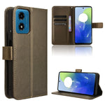 Custodia per telefono in pelle con trama a diamante, For Motorola Moto G04 / G24, For Motorola Moto G34 5G, For Motorola Moto G Play 4G 2024, For Motorola Moto G Power 5G 2024