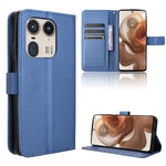 Custodia per telefono in pelle con trama a diamante, For Motorola Edge 2024 5G, For Motorola Edge 50 Ultra / Moto X50 Ultra, For Motorola Edge 50 Pro, For Motorola Edge 50 Fusion