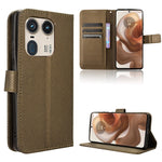 Custodia per telefono in pelle con trama a diamante, For Motorola Edge 2024 5G, For Motorola Edge 50 Ultra / Moto X50 Ultra, For Motorola Edge 50 Pro, For Motorola Edge 50 Fusion