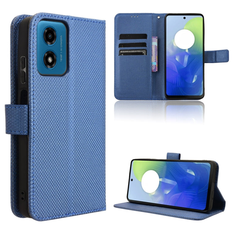 Custodia per telefono in pelle con trama a diamante, For Motorola Moto G45 5G, For Motorola Moto G64 5G / G64y 5G, For Motorola Moto G85 5G / S50 Neo 5G, For Motorola Moto E14 / G04s / G24 Power