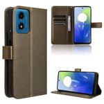 Custodia per telefono in pelle con trama a diamante, For Motorola Moto G45 5G, For Motorola Moto G64 5G / G64y 5G, For Motorola Moto G85 5G / S50 Neo 5G, For Motorola Moto E14 / G04s / G24 Power