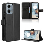 Custodia per telefono in pelle con trama a diamante, For Motorola Moto G45 5G, For Motorola Moto G64 5G / G64y 5G, For Motorola Moto G85 5G / S50 Neo 5G, For Motorola Moto E14 / G04s / G24 Power