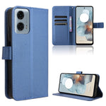 Custodia per telefono in pelle con trama a diamante, For Motorola Moto G45 5G, For Motorola Moto G64 5G / G64y 5G, For Motorola Moto G85 5G / S50 Neo 5G, For Motorola Moto E14 / G04s / G24 Power
