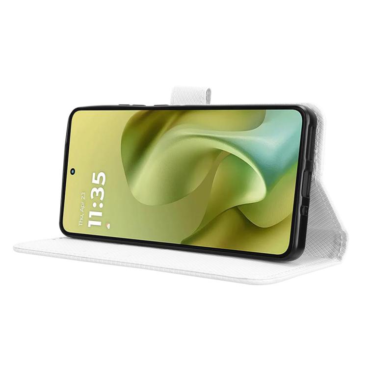 Custodia per telefono in pelle con trama a diamante, For Motorola Moto G86 Power 5G, For Motorola Moto G86 5G, For Motorola Moto G Stylus 5G 2025, For Motorola Edge 60 Fusion