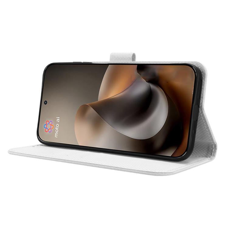 Custodia per telefono in pelle con trama a diamante, For Motorola Moto G Max / G87 / G67 / G77 5G, For Motorola Edge 5G 2026, For Motorola Moto G37 / G47 / G37 Power, For Motorola Edge 70 Pro 5G