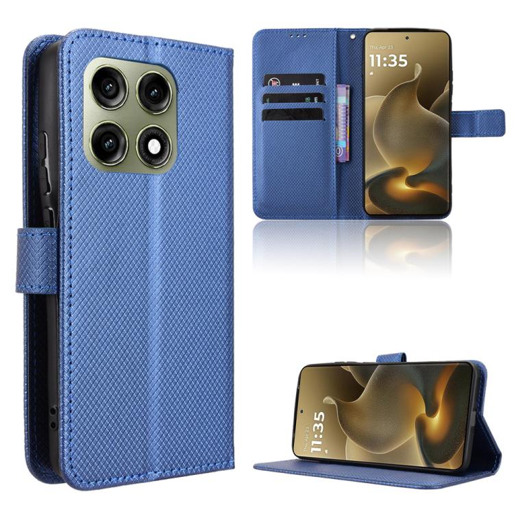 Custodia per telefono in pelle con trama a diamante, For Motorola Moto G Max / G87 / G67 / G77 5G, For Motorola Edge 5G 2026, For Motorola Moto G37 / G47 / G37 Power, For Motorola Edge 70 Pro 5G