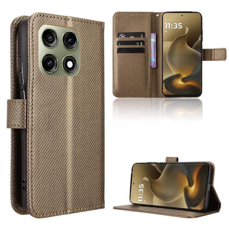 Custodia per telefono in pelle con trama a diamante, For Motorola Moto G Max / G87 / G67 / G77 5G, For Motorola Edge 5G 2026, For Motorola Moto G37 / G47 / G37 Power, For Motorola Edge 70 Pro 5G