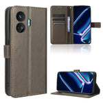 Custodia per telefono in pelle con trama a diamante, For Realme C65 4G, For Realme GT Neo5 SE