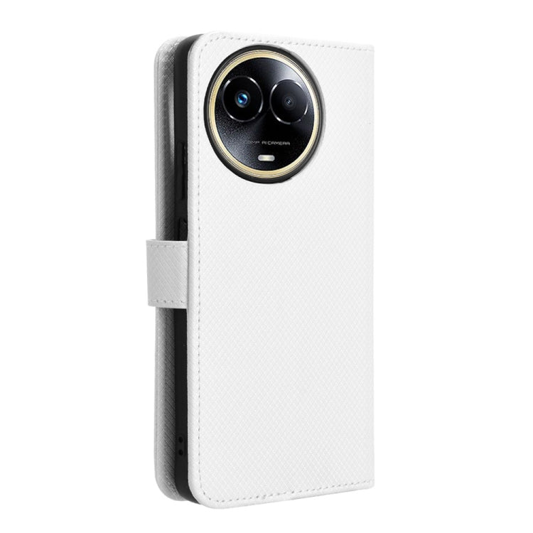 Custodia per telefono in pelle con trama a diamante, For Realme 11 5G Foreign / 11X, For Realme C53 4G / Narzo N53 4G, For Realme 11 5G, For Realme 11 Pro / 11 Pro+