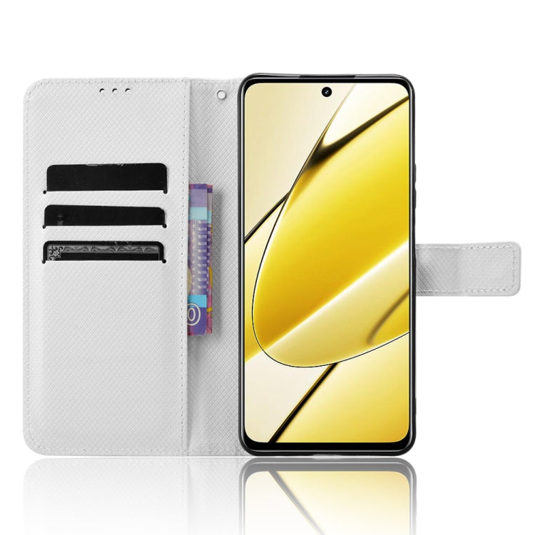 Custodia per telefono in pelle con trama a diamante, For Realme 11 5G Foreign / 11X, For Realme C53 4G / Narzo N53 4G, For Realme 11 5G, For Realme 11 Pro / 11 Pro+