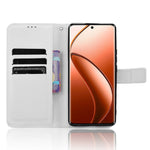 Custodia per telefono in pelle con trama a diamante, For Realme 12 Pro / 12 Pro+ 5G, For Realme C67 4G, For Realme 11 4G Foreign, For Realme GT5 5G