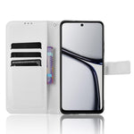 Custodia per telefono in pelle con trama a diamante, For Realme C65 4G, For Realme GT Neo5 SE