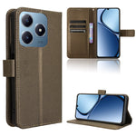 Custodia per telefono in pelle con trama a diamante, For Realme GT 6 / GT 6T / GT Neo6, For Realme C63 4G / C61 4G / Narzo N63 4G, For Realme 12 Lite 4G, For Realme GT Neo6 SE 5G