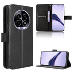 Custodia per telefono in pelle con trama a diamante, For Realme C75 4G, For Realme GT 7 Pro 5G, For Realme 13+ 5G Global, For Realme 13 Pro 5G / 13 Pro+ 5G