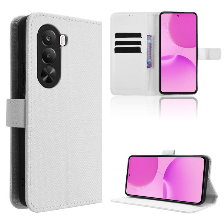 Custodia per telefono in pelle con trama a diamante, For Realme 16 Pro 5G, For Realme P4x 5G, For Realme 15x 5G India / C85 5G, For Realme C85 Pro 4G