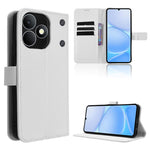 Custodia per telefono in pelle con trama a diamante, For Realme P4 Power 5G, For Realme Note 80 4G, For Realme 16 5G, For Realme 16 Pro+ 5G