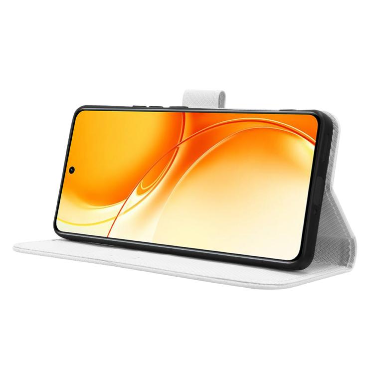 Custodia per telefono in pelle con trama a diamante, For Realme P4 Power 5G, For Realme Note 80 4G, For Realme 16 5G, For Realme 16 Pro+ 5G