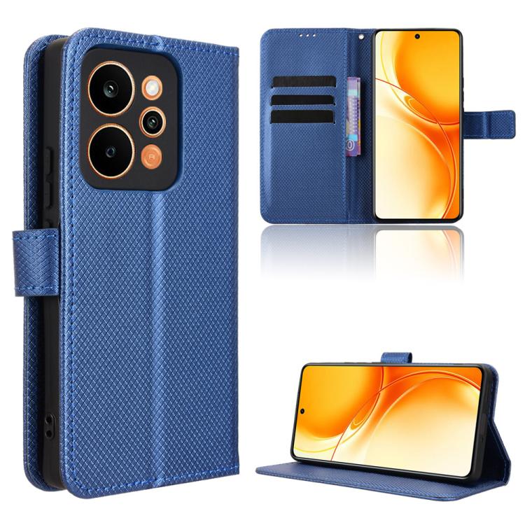 Custodia per telefono in pelle con trama a diamante, For Realme P4 Power 5G, For Realme Note 80 4G, For Realme 16 5G, For Realme 16 Pro+ 5G