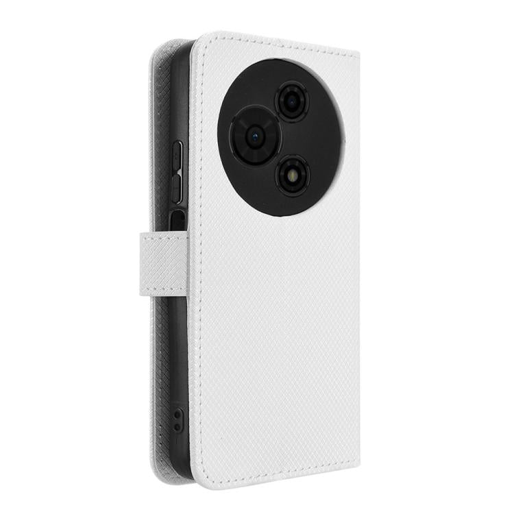 Custodia per telefono in pelle con trama a diamante, For TCL 605 / 60 SE, For TCL 60R 5G, For TCL 503, For TCL 50 NxtPaper 5G