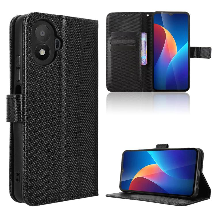Custodia per telefono in pelle con trama a diamante, For TCL K70 5G / K70 XE, For TCL K70 SE T453D, For TCL K70 4G / K70 Power 4G, For TCL NxtPaper 70 Pro 5G