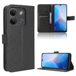 Custodia per telefono in pelle con trama a diamante, For Infinix Hot 30 5G X6832, For Infinix Smart 7 Plus, For Infinix Note 30 5G, For Infinix Smart 7 HD X6516