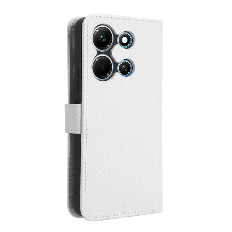 Custodia per telefono in pelle con trama a diamante, For Infinix Note 30i, For Infinix Note 30 Pro, For Infinix Note 30 4G, For Infinix Note 30 VIP