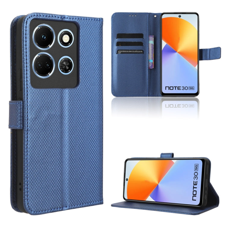 Custodia per telefono in pelle con trama a diamante, For Infinix Note 30i, For Infinix Note 30 Pro, For Infinix Note 30 4G, For Infinix Note 30 VIP