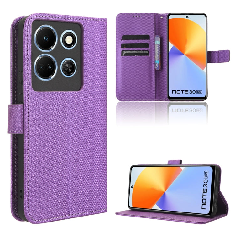 Custodia per telefono in pelle con trama a diamante, For Infinix Hot 30 5G X6832, For Infinix Smart 7 Plus, For Infinix Note 30 5G, For Infinix Smart 7 HD X6516