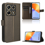 Custodia per telefono in pelle con trama a diamante, For Infinix Note 30i, For Infinix Note 30 Pro, For Infinix Note 30 4G, For Infinix Note 30 VIP