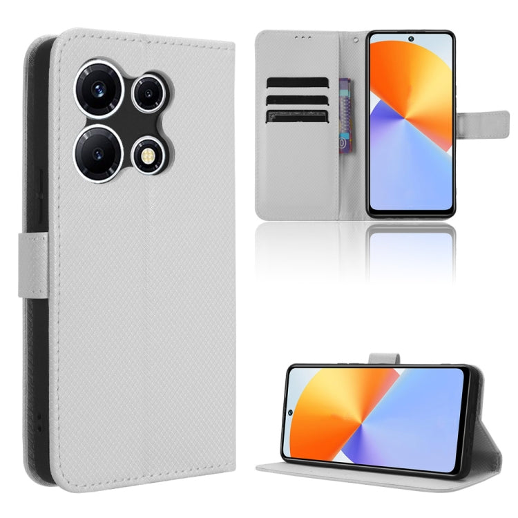 Custodia per telefono in pelle con trama a diamante, For Infinix Note 30i, For Infinix Note 30 Pro, For Infinix Note 30 4G, For Infinix Note 30 VIP