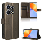 Custodia per telefono in pelle con trama a diamante, For Infinix Note 30i, For Infinix Note 30 Pro, For Infinix Note 30 4G, For Infinix Note 30 VIP