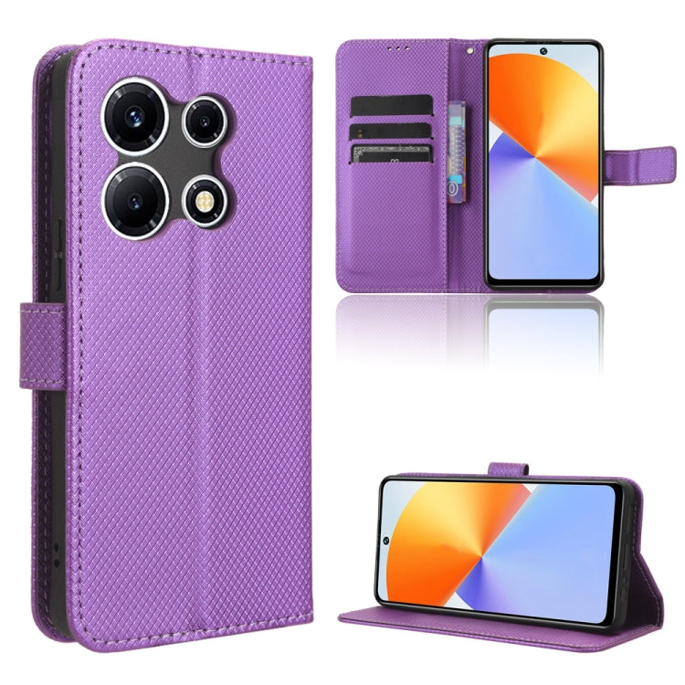 Custodia per telefono in pelle con trama a diamante, For Infinix Note 30i, For Infinix Note 30 Pro, For Infinix Note 30 4G, For Infinix Note 30 VIP