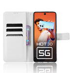 Custodia per telefono in pelle con trama a diamante, For Infinix Hot 30 5G X6832, For Infinix Smart 7 Plus, For Infinix Note 30 5G, For Infinix Smart 7 HD X6516
