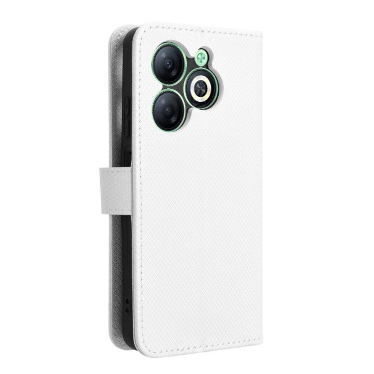Custodia per telefono in pelle con trama a diamante, For Infinix Smart 8, For Infinix Zero 30 4G, For Infinix Zero 30 5G, For Infinix GT 10 Pro