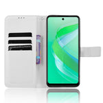 Custodia per telefono in pelle con trama a diamante, For Infinix Smart 8, For Infinix Zero 30 4G, For Infinix Zero 30 5G, For Infinix GT 10 Pro